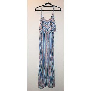 Ella Moss Multicolored Tier Maxi Dress